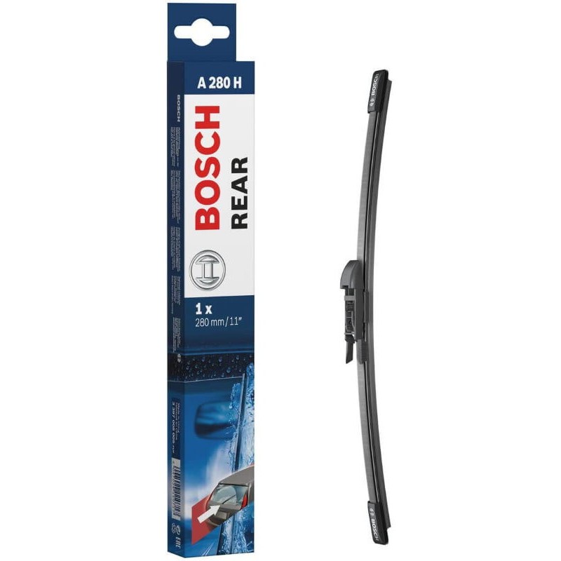  Bosch - Escobilla de limpiaparabrisas trasera automotriz H281  /3397011428, repuesto de equipo original, 11 pulgadas (paquete de 1) :  Automotriz